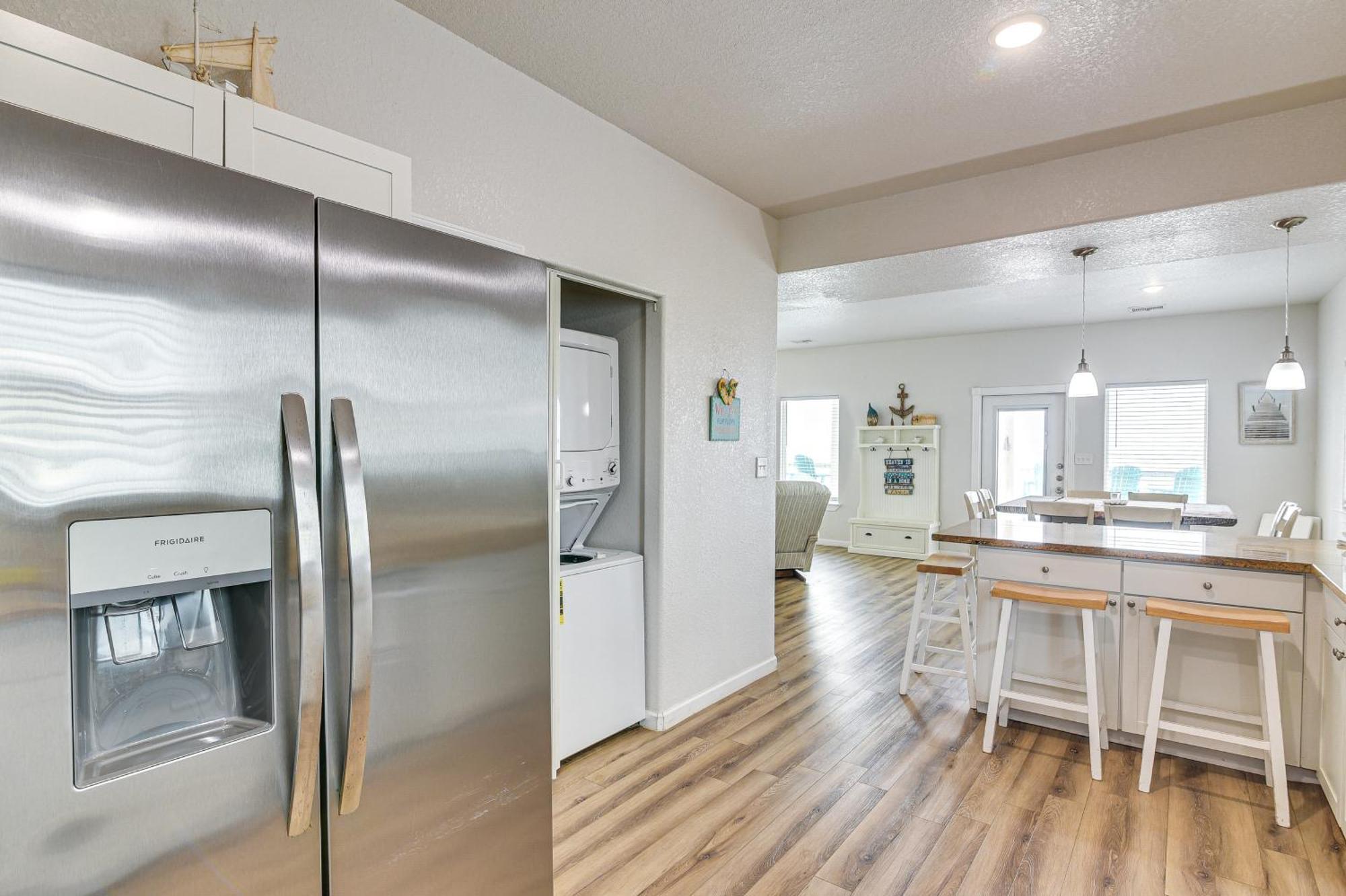 Beachfront Texas Retreat - 2 Decks, Patio And Views! Surfside Beach Exterior foto