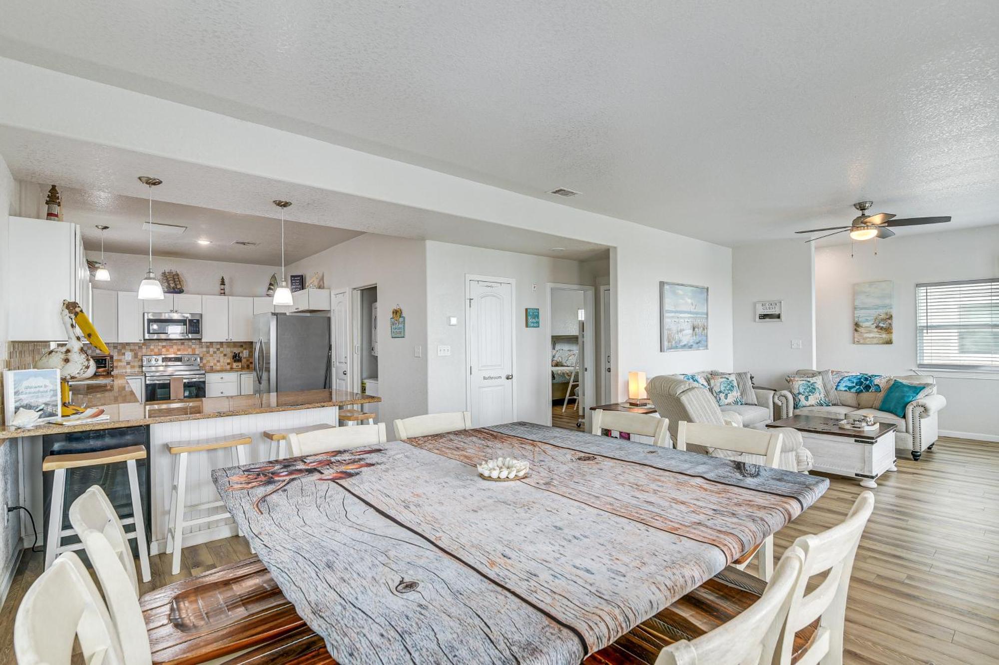 Beachfront Texas Retreat - 2 Decks, Patio And Views! Surfside Beach Exterior foto